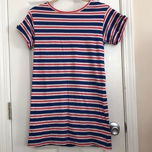 Striped T-shirt dress